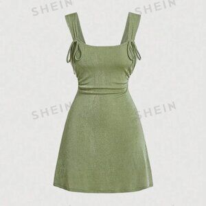 NWOT SHEIN Olive Green Mini Dress